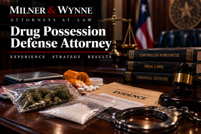 Drug Possession Defense Attorney — Milner & Wynne Criminal Defense Attorneys Drug Possession Defense Attorney