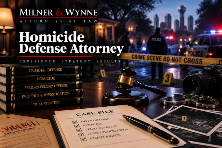 Homicide Defense Attorney | Dallas Criminal Defense — Milner & Wynne Criminal Defense Attorneys Homicide Defense Attorney — Milner & Wynne criminal defense attorneys
