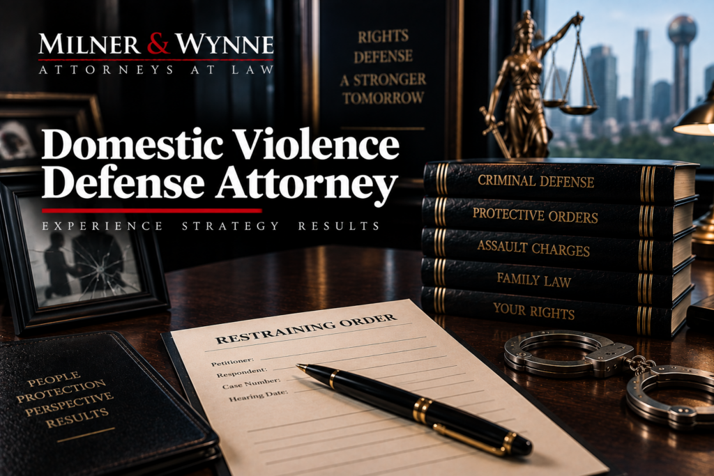 Domestic Violence Defense Attorney — Milner & Wynne criminal defense attorneys